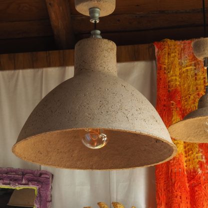 recycled paper lamp