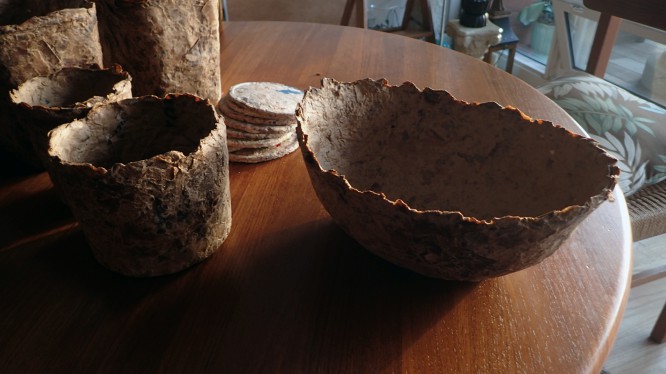 natural brown bowls